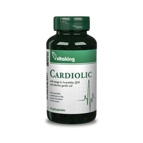  Cardiolic Formula 4 az 1-ben Q10+Fokhagyma+Omega-3+L-karnitin 