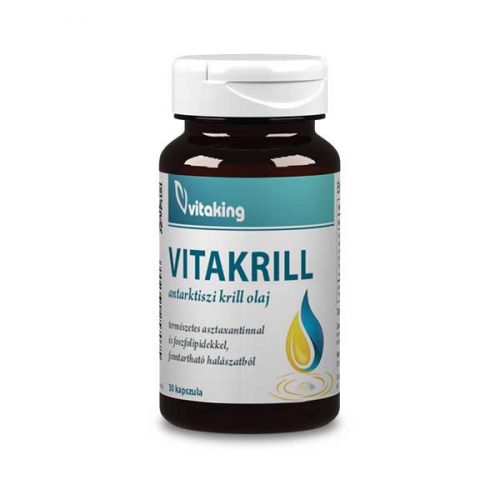  Krill olaj I Vitaking Vitakrill kapszula 30 db I vitaminkiraly.hu 