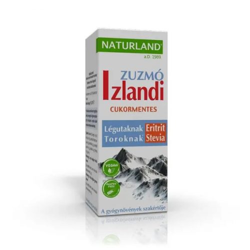  Izlandi zuzmó édesítőszerekkel 150 ml 