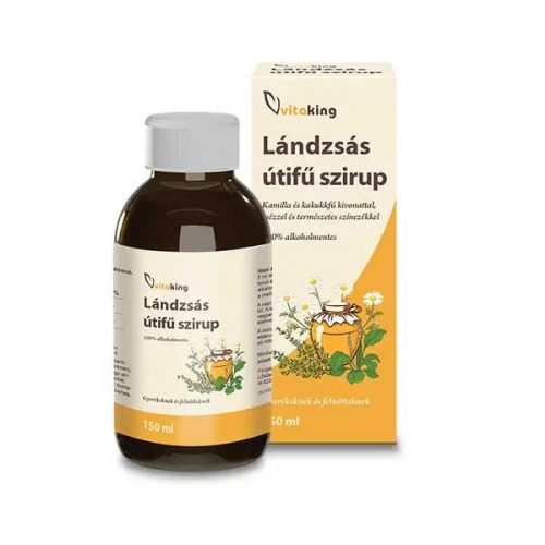 Vitaking Lándzsás útifű szirup 150ml (alkoholmentes)