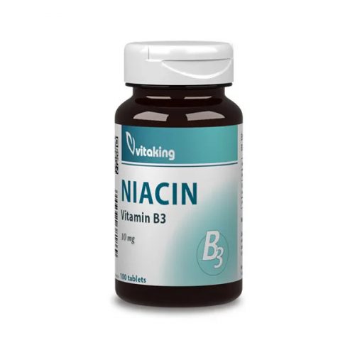 Vitaking Niacin (B3 vitamin) 10mg 100 tabl.