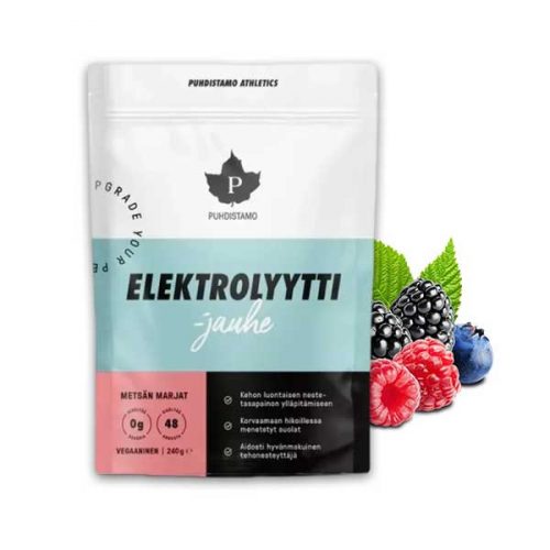 Puhdistamo Elektrolit (erdei gyümölcs íz) 240g 