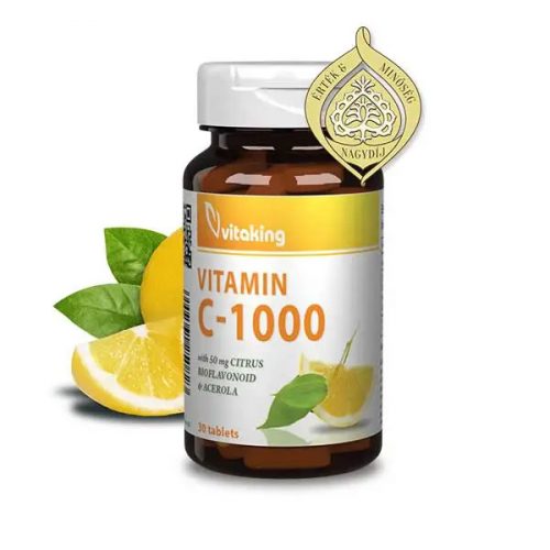 Vitaking C-vitamin 1000mg +acerola+bioflavonoid (30) 