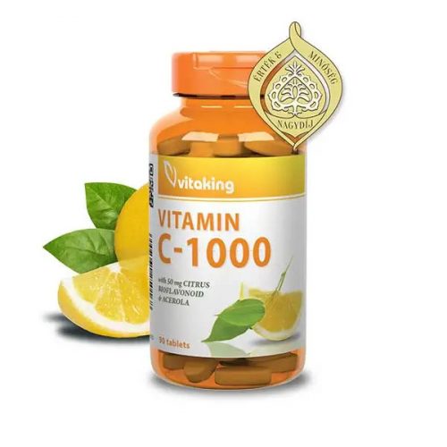 Vitaking C-vitamin 1000mg + acerola+bioflavonoid (90)