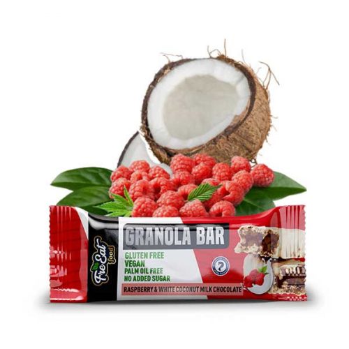 FreEat Food Granola Bar Málnás szelet 50g