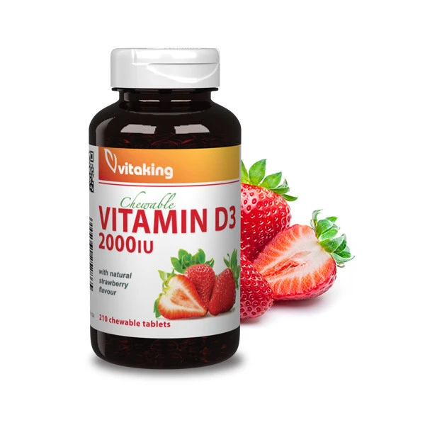 Vitaking Epres D3-vitamin rágótabletta ( (2000NE) ! Nagyon finom! :)