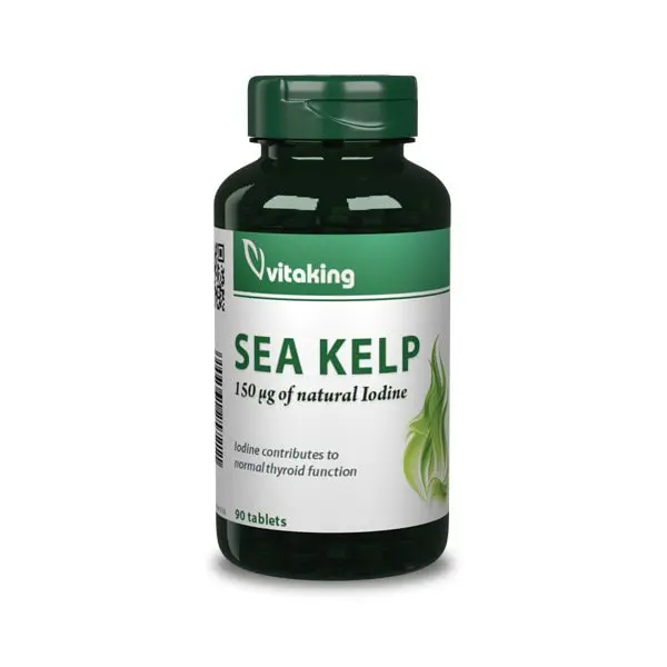 Sea Kelp nyomelem (tengeri moszat) természetes jóddal (90)