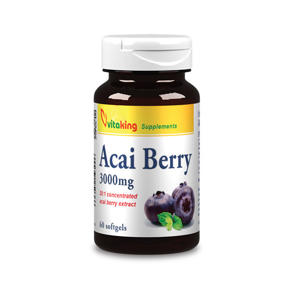 Vitaking® Acai Berry kivonat mg (mg Acai gyümölcsből)