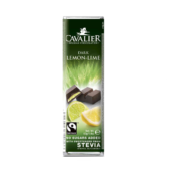Belga étcsokoládé citrom lime krémmel 40g (Cavalier)