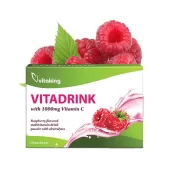 Vitaking VitaDrink - málnás ízű vitamin italpor 28 adag - vitaminkiraly.hu